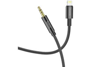 6931474759948 - - Kabel aux Audio Jack 35mm auf iPhone 8-polig UPA19 1m Schwarz