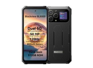 6931548316848 - BL8000 Orbit Grey Rugged Smartphone 5G 24GB RAM 512GB ROM 50MP 2 Display