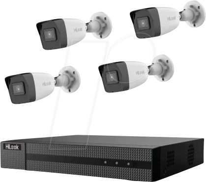 6931847153755 - IK-4248BH-MH P IK-4248BH-MH P LAN IP-Überwachungskamera-Set 4-Kanal mit 4 Kameras 3840 x 2160 Pixel