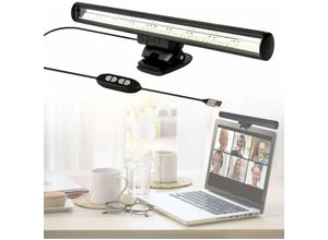 6931922242237 - Ulisem - LED-Laptop-Lampe Laptop-Lampe für Videokonferenzen Schreibtischlampe USB-Screenbar-Lampen mit 10 Helligkeiten 3