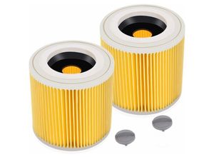 6931922304430 - 2er-Pack Kartuschenfilter für Kärcher WD3 Premium WD2 WD3 WD3P MV2 MV3 – WD3-Filter – Ersatzfilter für Kärcher Staubsauger 6414-5520 64145520