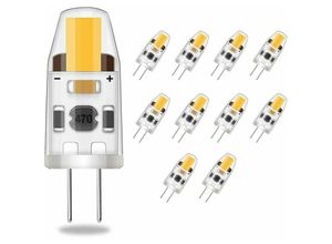 6931922784577 - Ulisem - Dimmbare G4-LED-Leuchtmittel 20 w Halogen-Äquivalent 200 lm warmweißes Licht energiesparend ac dc 12–24 v 10 Stück