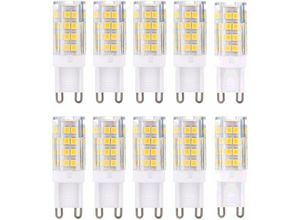 6931927738650 - G9-LED-Leuchtmittel warmweiß 3000 K 5 W G9-LED-Leuchtmittel entspricht 40 W-Halogenlampen 420 Lumen nicht dimmbar 10 Stück [Energieklasse A+]