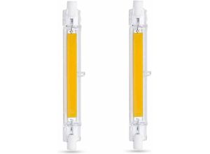 6931927772913 - Riceel - R7S LED-Glühbirne 118 mm 10 w Kaltweiß 6000 k 1000 lm R7S J118 80 w 100 w Halogenlampen-Äquivalent dimmbar R7S 118 mm schlanke