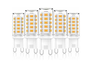 6931939539290 - Riceel - G9 led warmweiß G9 LED-Glühbirne 3 w entspricht 28 w 33 w 40 w Halogenlampen ac 220 V–240 v flimmerfrei 5er-Pack [Energieklasse a+]