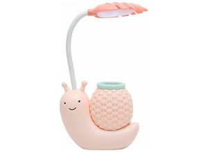 6931939630645 - Riceel - USB-Schreibtischlampe USB-Aufladung für Kinder Augenschutz Cartoon-Schnecke