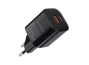 6932112101518 - GaN USB Typ C PD QC 33W Schnellladegerät schwarz