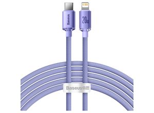 6932172602796 - Kabel für schnelles Laden und Datenübertragung USB-C Iphone Lightning 20W 2m lila