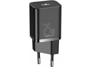 6932172603724 - Baseus Super Si 1C Schnellladegerät USB Typ C 25W Power Delivery Quick Charge schwarz (CCSP020101)