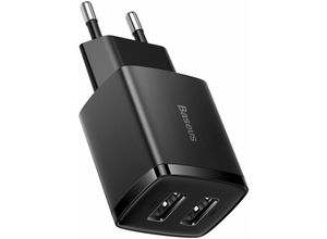 6932172606909 - Baseus Compact Ladegerät 2x USB 105W schwarz (CCXJ010201)