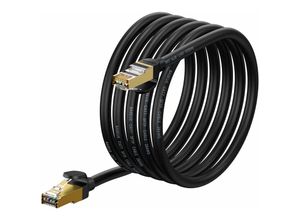 6932172611385 - Mm_unverified_brand - Baseus Speed Seven Netzwerkkabel RJ45 10Gbps 3m schwarz (WKJS010401)