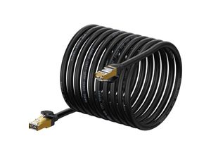 6932172611439 - Ethernet RJ45 10Gbps 20m network cable (black) - Schwarz - 20 meter