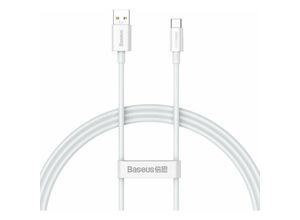 6932172612894 - Baseus Superior Series SUPERVOOC USB-A auf USB-C 65W 1m Kabel weiß