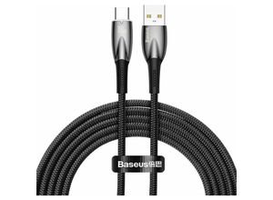 6932172617998 - Baseus Glimmer Series Schnellladekabel USB-A - USB-C 100 W 480 Mbit s 2 m schwarz