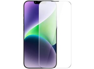 6932172626273 - Baseus Vollbild-Hartglas für iPhone 14 Plus   13 Pro Max mit Lautsprecherabdeckung 04 mm + Montageset