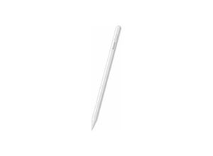 6932172636760 - Baseus Smooth Writing 2 Overseas Edition Stylus mit aktiver Spitze für iPad mit USB-C-Kabel und austauschbarer Spitze – Weiß