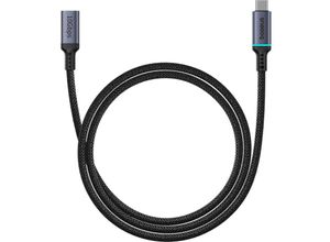 6932172636913 - High Definition extension cable USB-C Male to Female 10Gbps 1m (black)