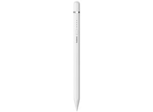 6932172637583 - Baseus Smooth Writing 2 Stylus mit aktiver Spitze für iPad + USB-A – Lightning Kabel und austauschbare Spitze – Weiß