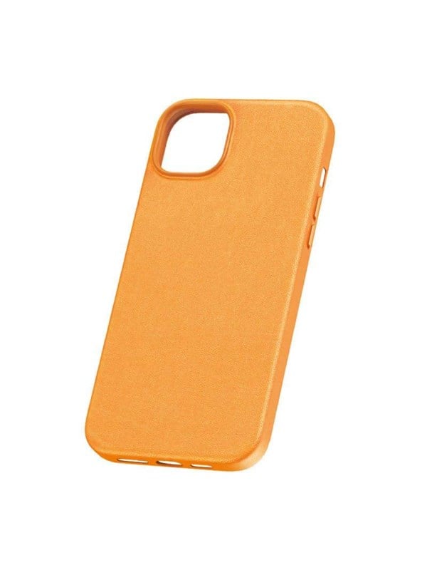 6932172641160 - Phone Case for iPhone 15 Plus  Fauxther Series (Orange)