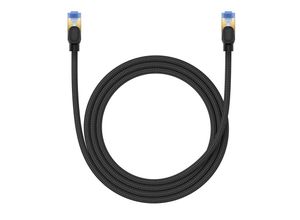 6932172646530 - Fast LAN RJ45 Cat7 Netzwerkkabel 10 Gbit s geflochten 15 m schwarz