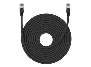 6932172646578 - Schnelles Internetkabel RJ45 Cat7 10 Gbit s 20 m geflochten schwarz - Baseus