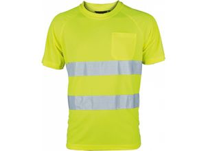 6933157014023 - Arbeitsshirt Warnschutz T-Shirt Gelb Größe m - gelb