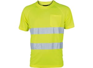 6933157014030 - Trizeratop - Arbeitsshirt Warnschutz T-Shirt Gelb Größe l - gelb