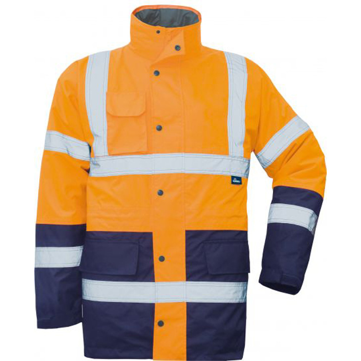 6933157038531 - Trizeratop - Arbeitsjacke Warnschutz-K-Parka 2in1Orange Größe l - orange