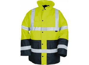 6933157040053 - Trizeratop - Arbeitsjacke Warnschutz-Kontrast-Parka Größe xxl - gelb