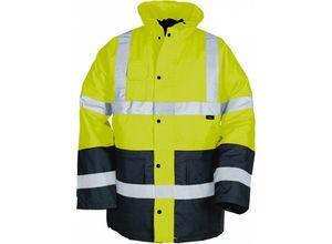 6933157040060 - Trizeratop - Arbeitsjacke Warnschutz-Kontrast-Parka Größe xxxl - gelb