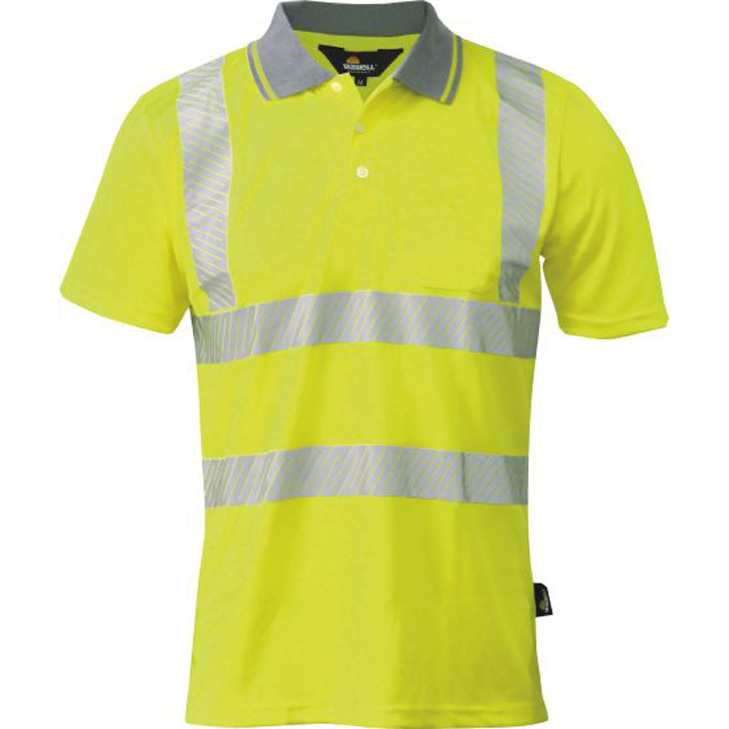 6933157041418 - Herren Warnschutz Poloshirt VWPS3N Coolpass Gr s gelb - gelb - Vizwell 6933157041418 - Herren Warnschutz Poloshirt VWPS3N Coolpass Gr s gelb - gelb - Vizwell