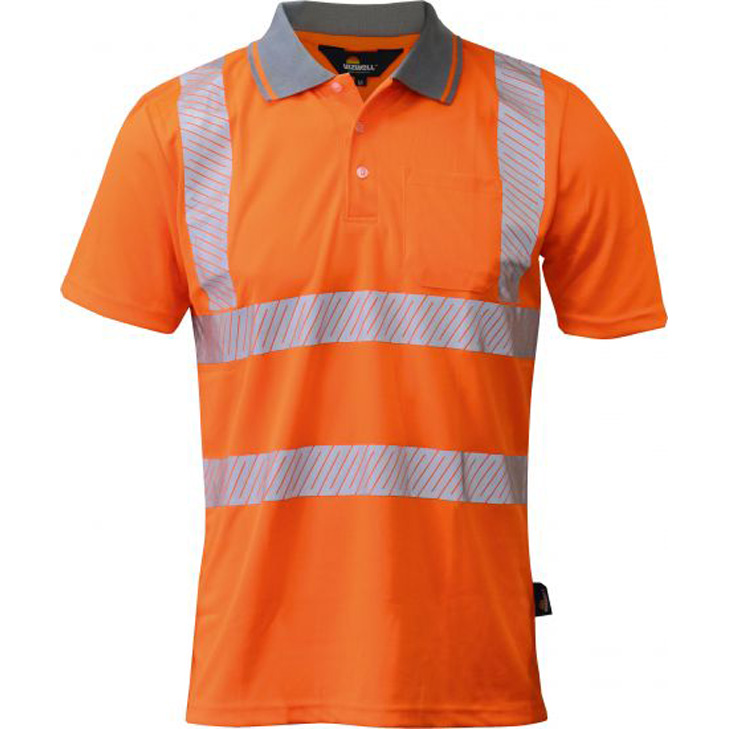 6933157041586 - Trizeratop - Arbeitsshirt Poloshirt Warnschutz-Poloshirt Orange Größe xxxxxl - orange