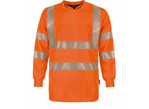 6933157047311 - Triuso - Vizwell Warnshirt langarm vwts 21 UV50+ Gr s orange - orange