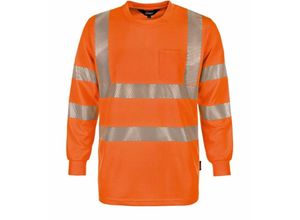 6933157047380 - Trizeratop - Arbeitsshirt Warnschutz-Langarmshirt Größe xxxxxl - orange