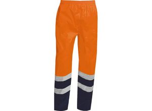 6933157053602 - Arbeitshose Regenhose Warnschutz-Kontrast-Regenhose Größe xs - orange