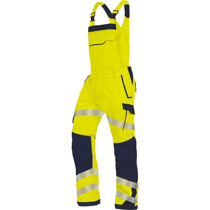 6933157058041 - vizwell Warnschutzlatzhose Flex HiVis 60 % recyceltes Polyester   20 