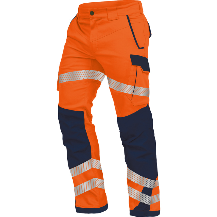 6933157058935 - vizwell Warnschutzbundhose Flex HiVis 60 % recyceltes Polyester   20 