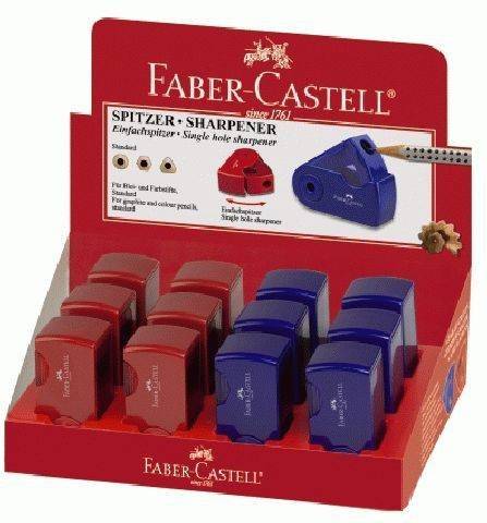 6933256611918 - FABER-CASTELL Klappspitzdose Sleeve Mini rot blau 6933256611918 - FABER-CASTELL Klappspitzdose Sleeve Mini rot blau