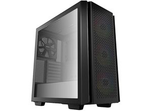 6933412714774 - DeepCool CG560 Midi-Tower PC-Gehäuse Schwarz 1 vorinstallierter Lüfter 3 Vorinstallierte LED Lüfter