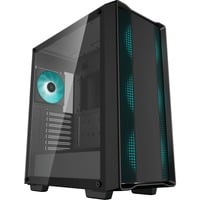 6933412774617 - DeepCool CC560 Midi-Tower PC-Gehäuse Schwarz 4 Vorinstallierte LED Lüfter