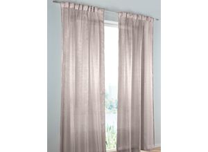 6933897916366 - Vorhang HEINE HOME Gardinen Gr 145 cm Multifunktionsband Ösen 135 cm grau (taupe)