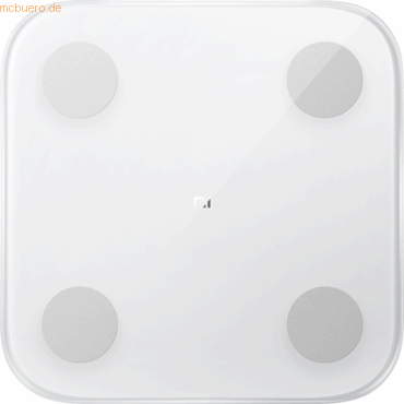 6934177707452 - Mi Body Composition Scale 2 Elektronische Personenwaage Quadratisch Transparent - Weiß (21907)