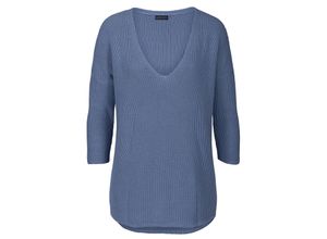 6934291534965 - Große Größen LASCANA Strandpullover blau Gr40 42