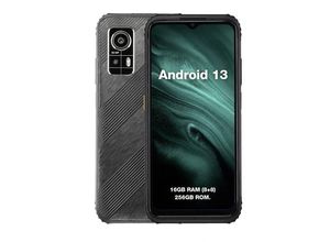 6934663604487 - AGM BY BEAFON Smartphone H6 Mobiltelefone 16 GB 256 GB ultradünn robust 656-Zoll-Display 90 Hz Android 13 schwarz Smartphone Android