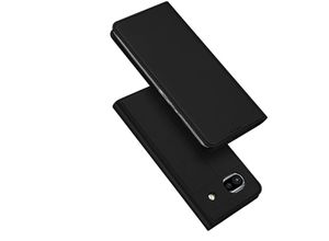 6934913029879 - Dux Ducis Skin Pro Hülle kompatibel mit Google Pixel 7a Flip Card Wallet Stand Schwarz