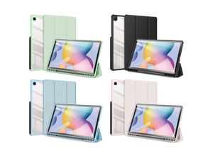 6934913043424 - - Dux Ducis Toby Eco-Leather Tablet-Ledertasche Schale Cover für Samsung Galaxy Tab A8 2021 105 mit Smart-Sleep Funktion Wake-Up Stifthalter