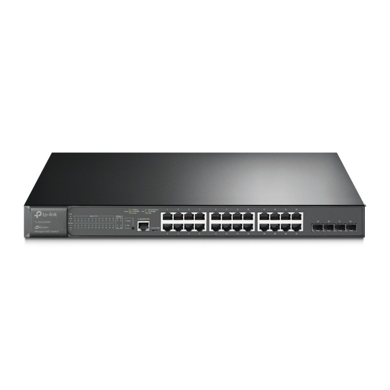 6935364010737 - TP-LINK TL-SG3428MP JetStream-28-Port-Gigabit-L2-Managed-Switch mit 24 PoE+ -Ports 384W +4 Gigabit SFP Ports