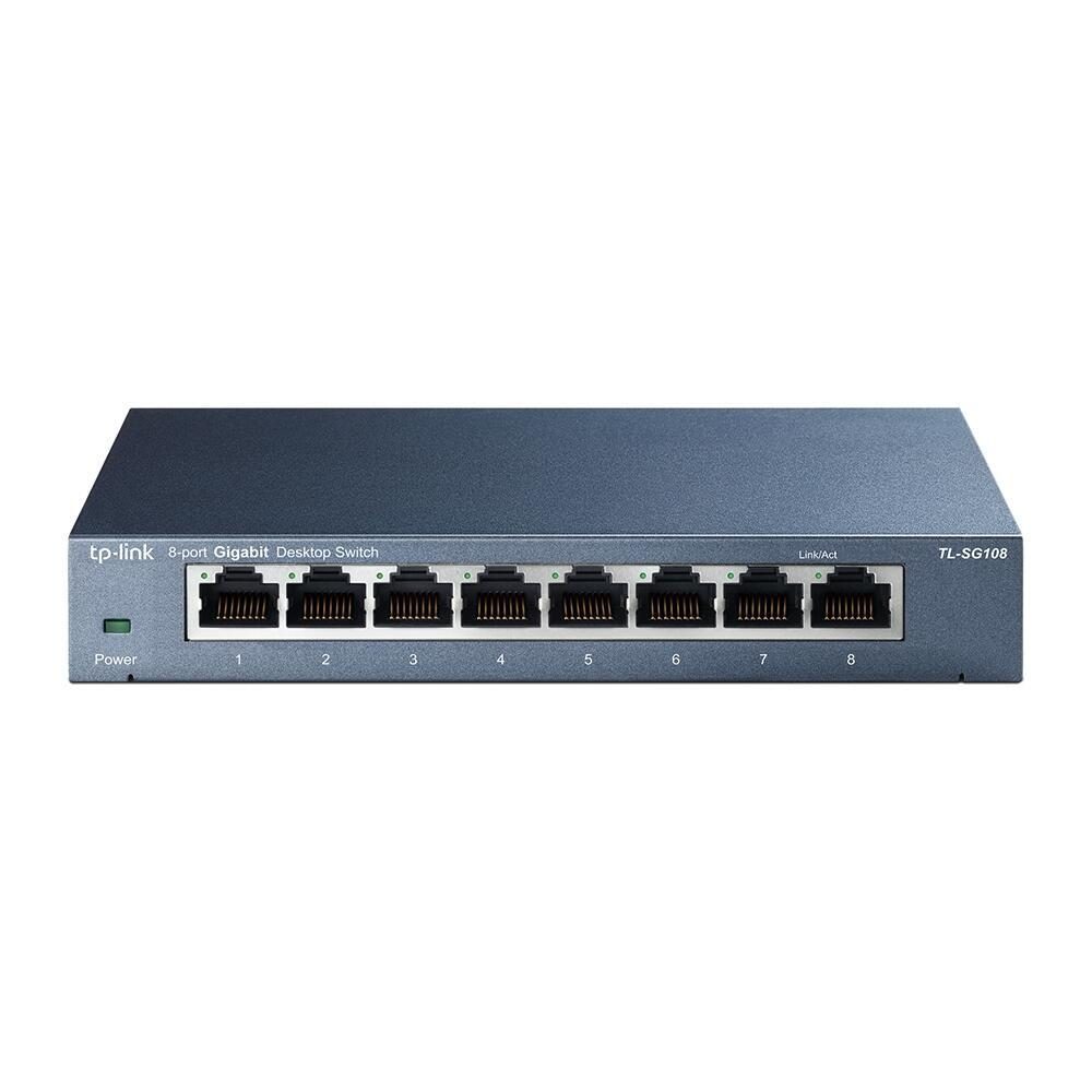 6935364021153 - TL-SG108 8-port Metal Gigabit Switch - Switch - 8 Anschlüsse - unmanaged