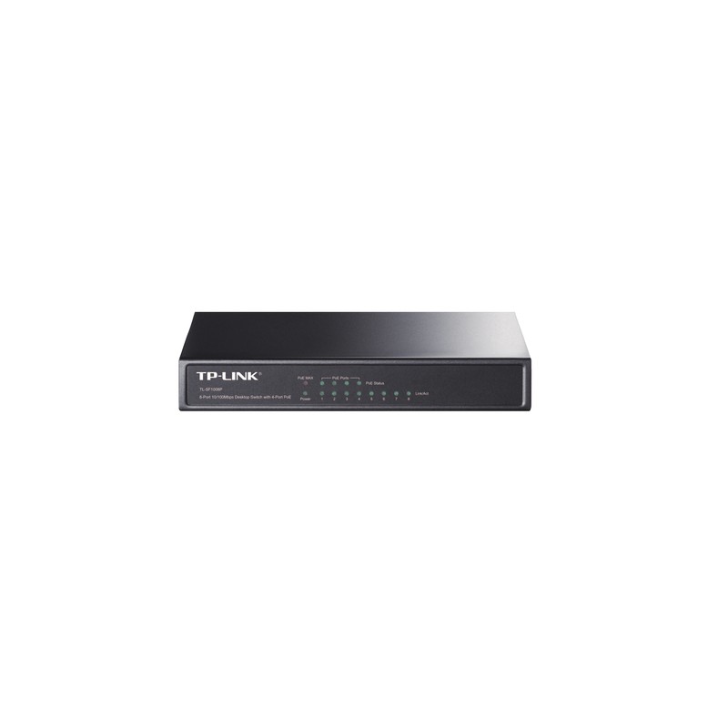 6935364021665 - TP-LINK TL-SF1008P V5 TL-SF1008P V5 Netzwerk Switch 8 Port 10   100 MBit s PoE-Funktion