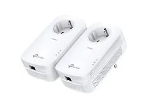 6935364033125 - TL-PA8010P kit AV1200 Powerline Kit mit Frontsteckdose & 1x Gigabit lan (TL-PA8010P kit) - Tp-link